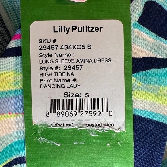 Lilly Pulitzer Amina Long Sleeve Dress/S/NWT - Picture 9 of 9